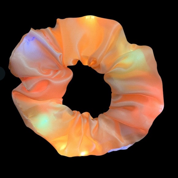 LED Light Up YELLOW Hair Scrunchies for Women and Girls - OTHER COLORS SOLD OUT - Picture 14 of 16
